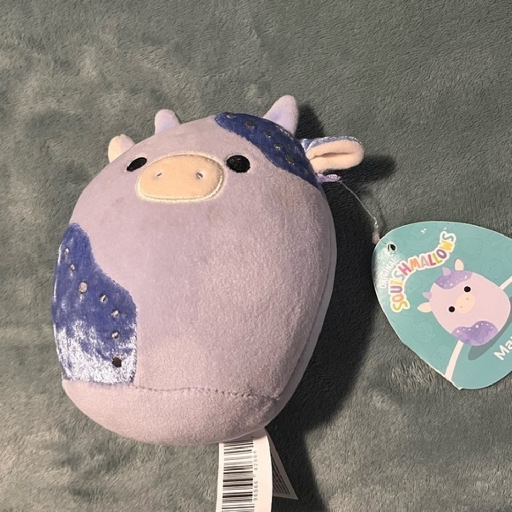 Squishmallows Lavender & Purple Cow Marzio Plush